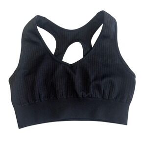 Diosa Fit Black Sports Bra |‎ Woman Size Medium | Athletic Activewear